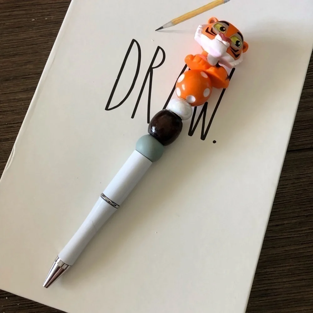Disney Doorables: The Jungle Book: Shere Khan handmade beaded pen
